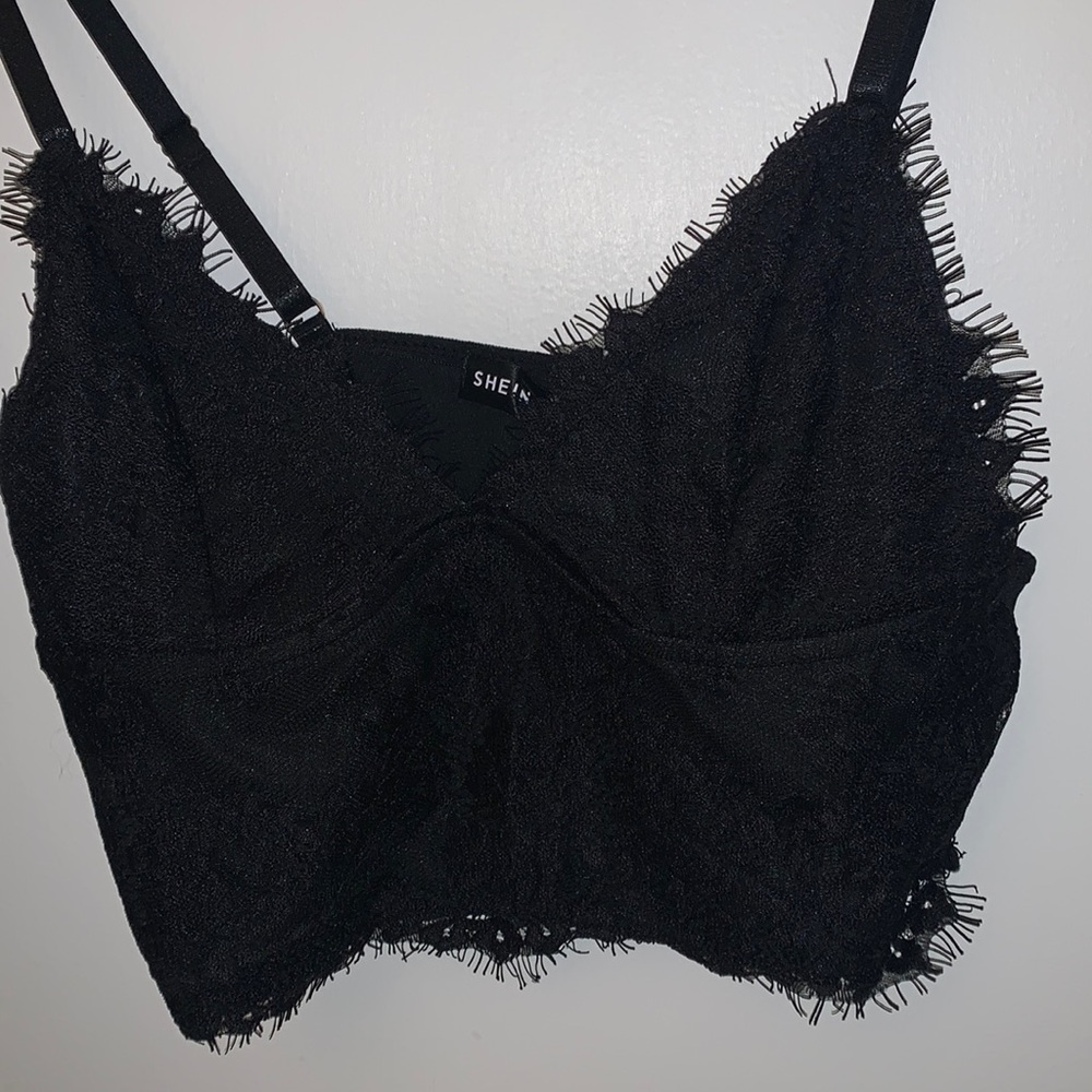 Lace crop top